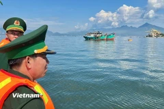 Bộ đội Biên phòng Đà Nẵng ra quân cao điểm chống khai thác IUU. (Ảnh: Thanh Phong/Vietnam+)