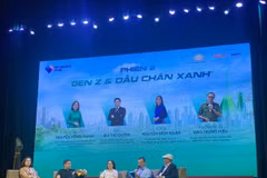 Các diễn giải trao đổi tại tọa đàm. (Ảnh: Thanh Nga/Vietnam+)