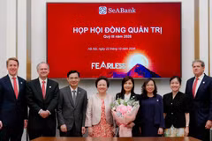 Hiện tại, Hội đồng quản trị SeABank bao gồm 08 thành viên, trong đó có 02 thành viên độc lập và 03 thành viên là người nước ngoài. (Ảnh: Vietnam+)