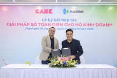 Cake và KiotViet ký hợp tác cung cấp giải pháp tài chính số toàn diện cho hộ kinh doanh. (Ảnh: Vietnam+)