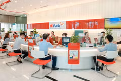 Giao dịch tại HDBank. (Ảnh: Vietnam+)