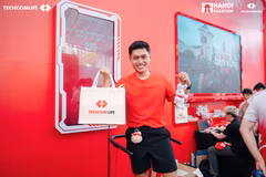 Techcom Life đồng hành Giải Marathon Quốc tế Hà Nội Techcombank mùa thứ 5. (Ảnh: Vietnam+)