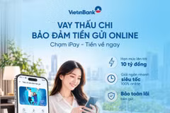 VietinBank ra mắt vay thấu chi bảo đảm bằng tiền gửi trực tuyến. (Ảnh: Vietnam+)