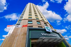Vietcombank vào tốp 3 thương hiệu ngân hàng mạnh nhất thế giới. (Ảnh: Vietnam+)