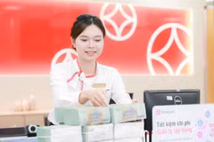 Ngân hàng SeABank chính thức tăng vốn điều lệ lên 28.450 tỷ đồng. (Ảnh: Vietnam+)
