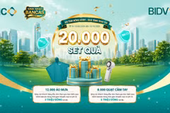 BIC dành 20.000 phần quà tặng khách hàng tham gia bảo hiểm qua Bancassurance. (Ảnh: Vietnam+)