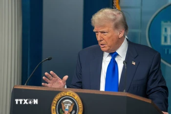 Tổng thống Mỹ Donald Trump. (Ảnh: THX/TTXVN)