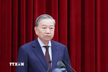 Tổng Bí thư Tô Lâm. (Ảnh: Thống Nhất/TTXVN)