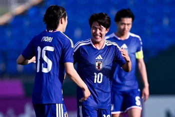 U23 Nhật Bản dễ dàng đánh bại U23 Syria 5-0. (Nguồn: AFC)