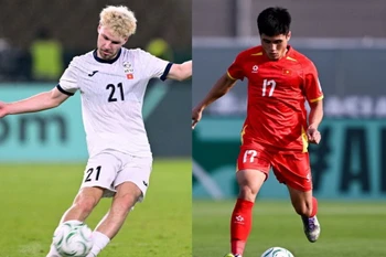 U23 Việt Nam quyết đánh bại U23 Kyrgyzstan. (Nguồn: AFC)