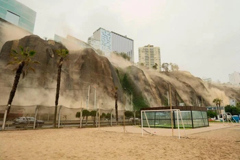 Trận động đất độ lớn 6,1 đã làm rung chuyển Peru. (Nguồn: AFP)