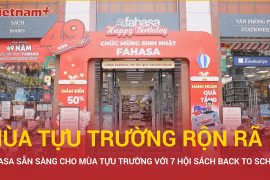 FAHASA đồng hành mùa tựu trường với 7 Hội sách Back to School