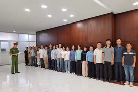 Cơ quan Cảnh sát điều tra Công an Thành phố Hồ Chí Minh ra Quyết định khởi tố 23 đối tượng. (Ảnh: CA Thành phố Hồ Chí Minh cung cấp)