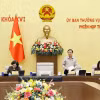 Phó Chủ tịch Quốc hội Nguyễn Khắc Định phát biểu. (Ảnh: Doãn Tấn/TTXVN)