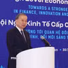 Tổng Bí thư Tô Lâm phát biểu tại Hội nghị Kinh tế Cấp cao Việt Nam - Anh. (Ảnh: Thống Nhất/TTXVN)