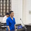 Bị cáo Hoàng Quân Việt tại phiên tòa. (Ảnh: Thanh Vân/TTXVN)