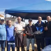 Bộ trưởng Công nghiệp Thực phẩm Cuba Alberto López Díaz (thứ 3, trái sang) cùng nhóm chuyên gia Việt Nam vui mừng đón kết quả hợp tác. (Ảnh: TTXVN phát)