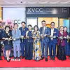 Các đại biểu cắt băng khai trương Trung tâm giao lưu văn hóa Hàn - Việt tại thành phố Daegu. (Ảnh: Khánh Vân/TTXVN)