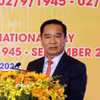 Ông Nguyễn Văn Được, Chủ tịch UBND Thành phố Hồ Chí Minh phát biểu khai mạc chương trình. (Ảnh: Xuân Khu/TTXVN)