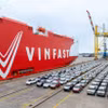 Tàu Silver Queen chở gần 2.500 xe VinFast sang Indonesia. (Ảnh: VinFast)