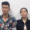 Vợ chồng Lê Văn Đông và Nguyễn Thị Mai Anh cầm đầu đường dây “chạy giám định” tại Viện Pháp y tâm thần Trung ương. (Ảnh: TTXVN phát)