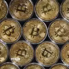 Đồng tiền kỹ thuật số bitcoin. (Ảnh: AFP/ TTXVN)