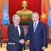 Tổng Bí thư Tô Lâm tiếp Tổng Thư ký Liên hợp quốc António Guterres. (Ảnh: Thống Nhất/TTXVN)