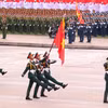 Khối sỹ quan Lục quân Quân đội Nhân dân Việt Nam trong Lễ diễu binh Kỷ niệm 80 năm Quốc khánh 2/9/2025. (Ảnh: TTXVN)