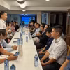 Đại diện Văn phòng KHCN phát biểu tại cuộc gặp giữa Văn phòng KHCN tại Canada với Mạng lưới Chuyên gia và Nhà khoa học Việt Nam tại Canada. (Nguồn: Báo Tin tức/TTXVN)