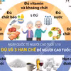 Chế độ ăn 5 đủ và 3 hạn chế để người cao tuổi sống khỏe mạnh