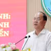Bí thư Tỉnh ủy Cà Mau Nguyễn Hồ Hải phát biểu tại Hội nghị. (Ảnh: Trung Hiếu/TTXVN)