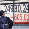 Bảng chỉ số chứng khoán tại Tokyo, Nhật Bản. (Ảnh: Kyodo/TTXVN)