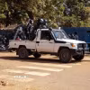 Lực lượng an ninh Burkina Faso tuần tra tại thủ đô Ouagadougou. (Ảnh: AFP/TTXVN)