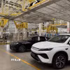 Xưởng lắp ráp xe ôtô của hãng BYD, Trung Quốc. (Ảnh: Công Tuyên/TTXVN)
