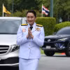 Thủ tướng Thái Lan Paetongtarn Shinawatra tại thủ đô Bangkok. (Ảnh: THX/TTXVN)