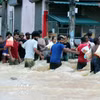 Ngập lụt sau mưa lớn ở ngoại ô Colombo, Sri Lanka ngày 29/11/2025. (Ảnh: THX/TTXVN)