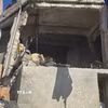 Tòa nhà bị phá hủy sau các cuộc không kích của Israel xuống Beit Jinn, Syria. (Ảnh: THX/TTXVN phát)