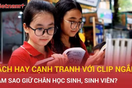 Thói quen đọc sách của học sinh: Bài toán khó trong kỷ nguyên số 