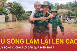 Nước ồ ạt đổ về từ thượng nguồn, nhiều trường học-trạm y tế ở Nghệ An hư hỏng nặng