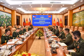 Quang cảnh hội đàm. (Ảnh: PV/Vietnam+)