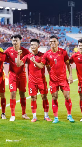 Đội tuyển Việt Nam hướng đến một kết quả có lợi ở trận chung kết lượt đi trên sân Thái Lan. (Ảnh: Việt Anh/Vietnam+)