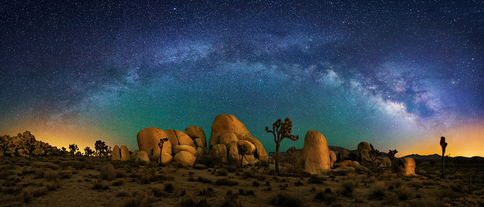 Joshua Tree dưới dải ngân hà