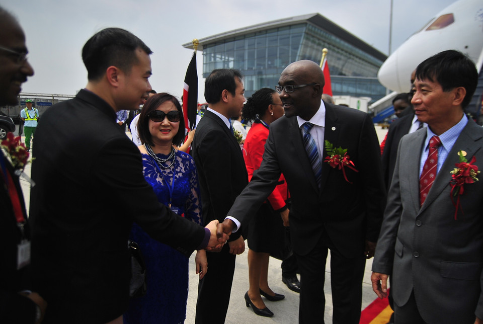 Tổng giám đốc điều hành tập đoàn hàng không Kenya Airways-ông Mbuvi Ngunze.(Ảnh: Võ Phương/Vietnam+)