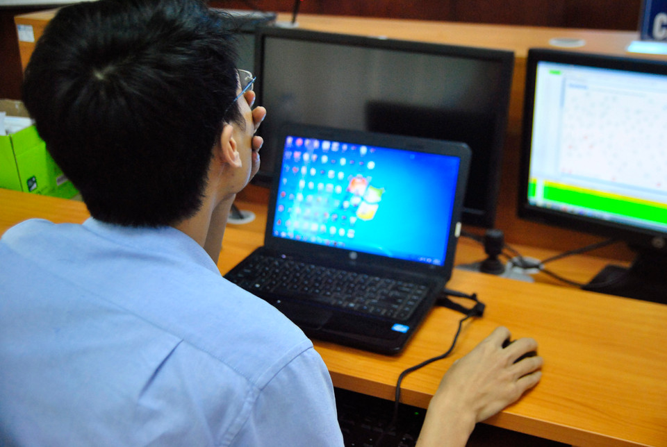 Bộ phận kỹ thuật trực chiến 24/24 bảo đảm không xảy ra lỗi kỹ thuật cho hệ thống quan sát