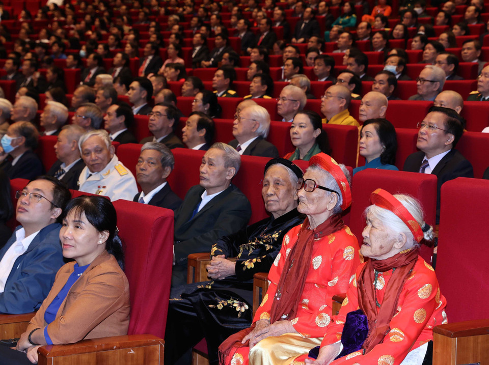 Các đại biểu tham dự Lễ kỷ niệm. (Ảnh: Thống Nhất/TTXVN)