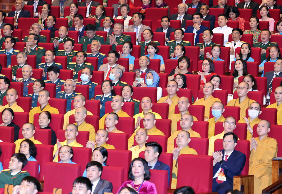 Các đại biểu tham dự Lễ kỷ niệm. (Ảnh: Thống Nhất/TTXVN)