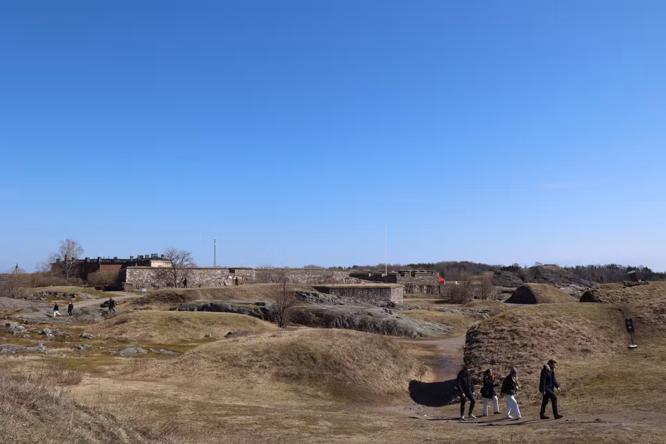 Một phần vẻ đẹp Pháo đài Suomenlinna. (Ảnh: Diệp Trương/TTXVN)