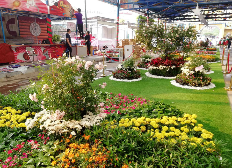 Mọi công tác chuẩn bị cho lễ khai mạc sáng 8/3 đã cơ bản hoàn tất. (Ảnh: Thanh Tùng/TTXVN)