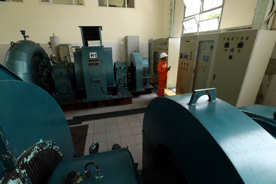 Hiện nay, nhà máy thuộc sự quản lý của Công ty Điện lực Lâm Đồng (Tổng công ty Điện lực Miền Nam). (Ảnh: Huy Hùng/TTXVN)