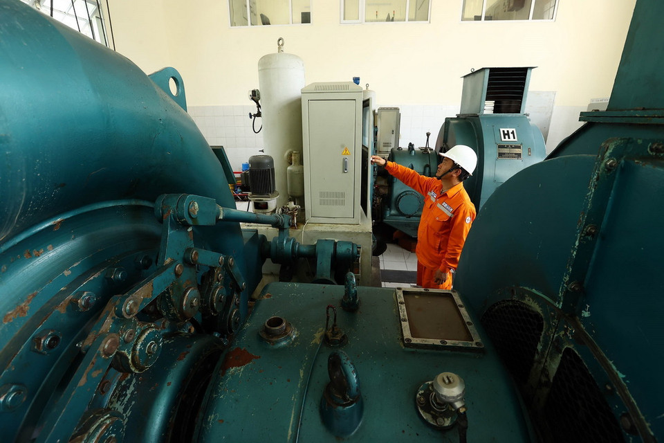 Nhà máy hiện đảm nhận nhiệm vụ cung cấp điện cho Đà Lạt và hòa vào mạng lưới điện quốc gia. (Ảnh: Huy Hùng/TTXVN)